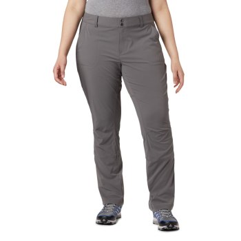 Columbia Ženske Hlače - Saturday Trail Stretch Plus Size Sive | GWPE-64985